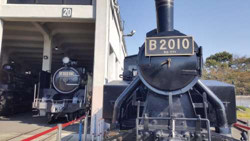train Steam Locomotive steam museum japan
