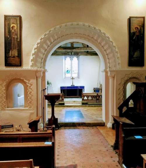 nave church interior religion arch