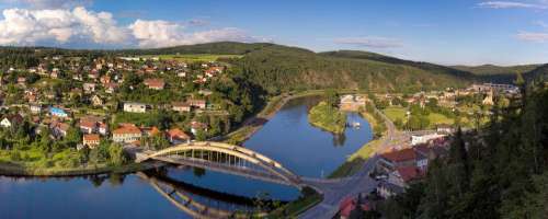 bridge republic czech river stechovice