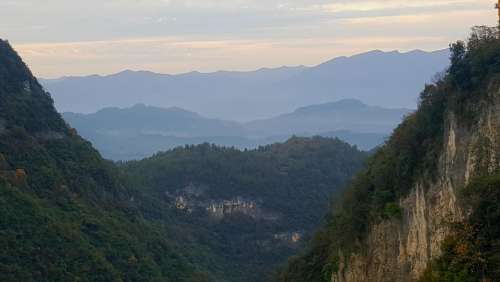Zhangjiajie Park China Cliffs Forest