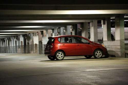 car vehicle transportation parked parking garage