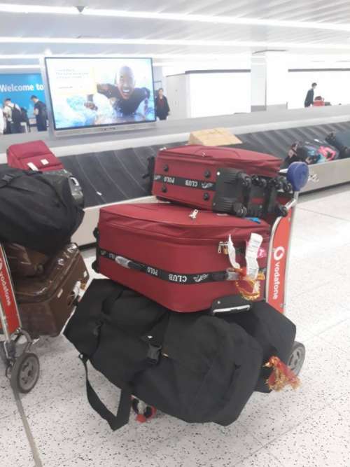 Airport luggage travel  