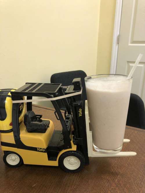 Forklift milk 