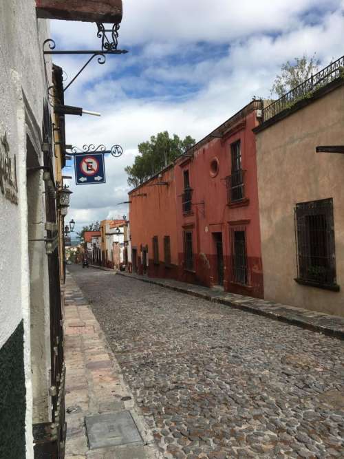 street house vintage mexico