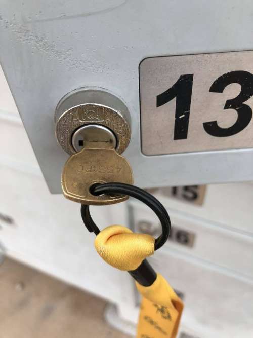 key lock key in lock mailbox mail box