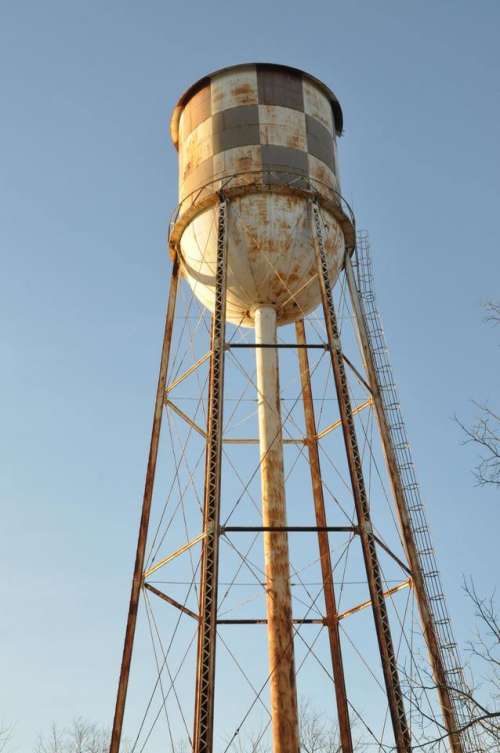 Water tower correctional facility rust 