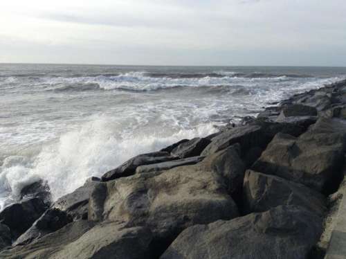 #wave ocean waves rocks coast