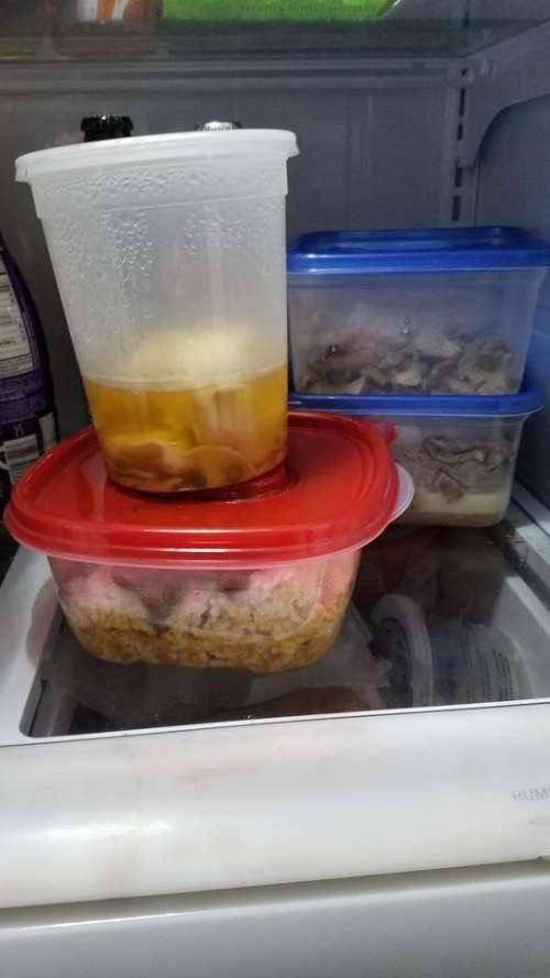 Food leftovers refrigerator   #leftovers