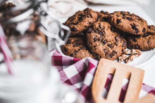 Freshly Baked Chocolate Cookies