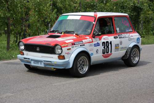 Abarth Italian Car Fiat Race Motor Race Rally