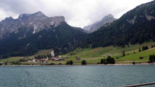 Alps Lake Swiss Mountains Alpine Nature Landscape