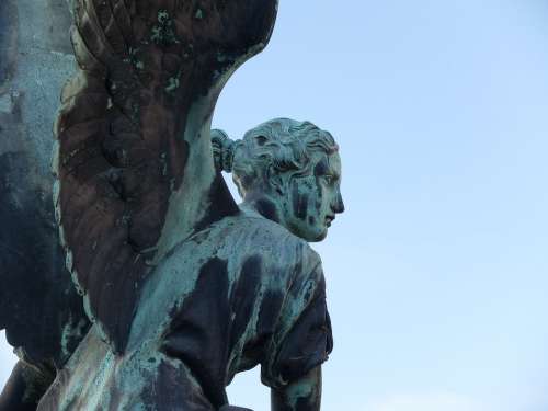 Angel Potsdam Sculpture Figure Statue