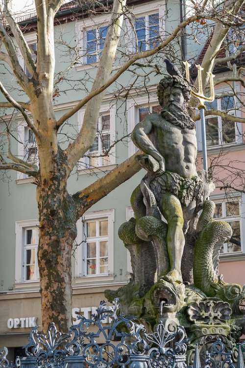 Bamberg Neptunbrunnen Still Image Monument