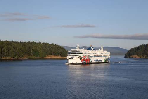 Bc Ferries British Columbia Canada Ferry Ship