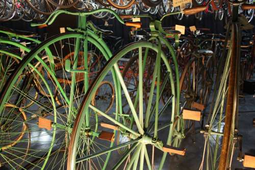 Bicycles Oldtimer Museum Wheel Nostalgia Old Velo