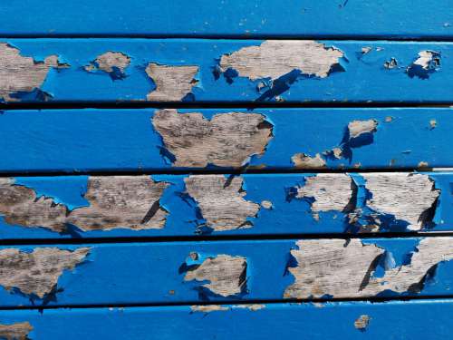 Blue Painted Old Wall Color Paint Texture