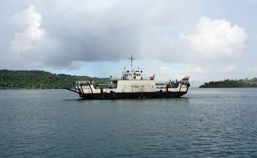 Boat Sea Bay Vessel Island Andaman India