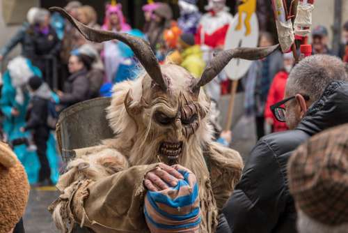 Carnival Parade Carnival Mask Switzerland Bern