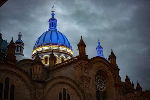 Cathedral Of Cuenca Ecuador Architecture City Dome