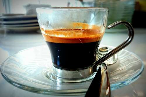 Coffee Cup Espresso Drink Breakfast Food