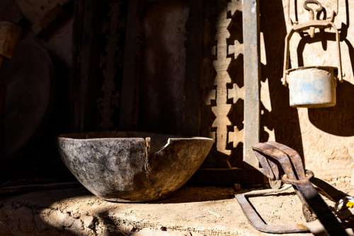 Craft Tradition Bowl Wood Morocco Kasbah Tourism
