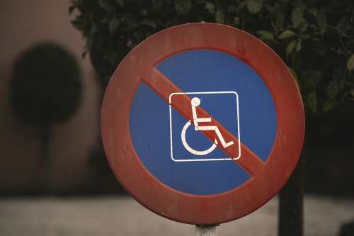 Disabled Signal Assistance Signals Symbol