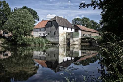 Eixe Water Mill Historical Building Water