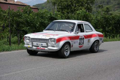 Ford Escort Rally Race Speed Car Vehicle Auto