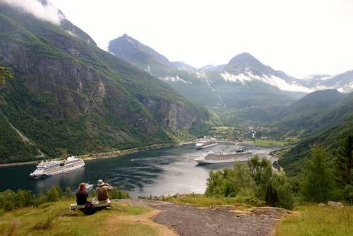 Geirangen Norway Mountains Cruise
