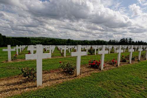 Graves Verdun France World War Dead Sky Military