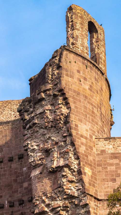 Heidelberg Heidelberg Castle Ruin Facade