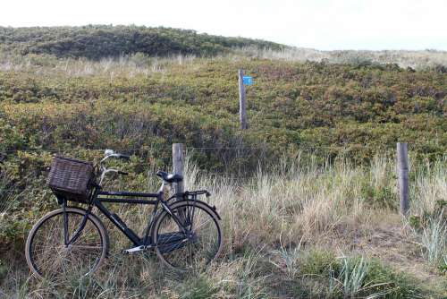 Holland Netherlands Landscape Bike Background