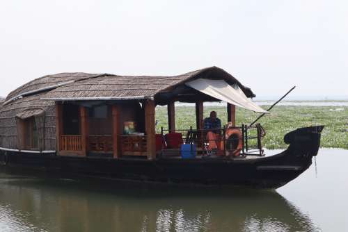 Houseboat Boat Backwater Kerala India