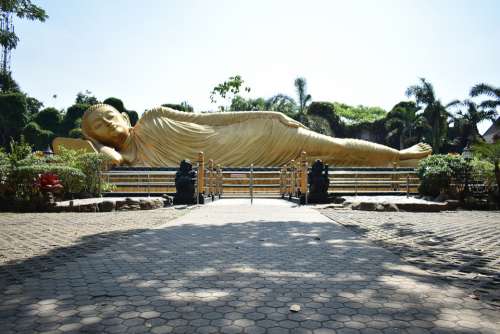 Java Religion Temple Statue Mojokerto Patung