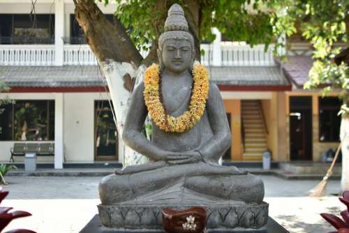 Java Religion Temple Statue Mojokerto Patung