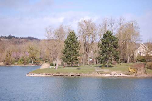 Lake Tranquility Zen Landscape