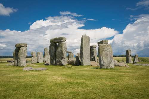 Landscape Stonehenge England Sky Monument Ancient