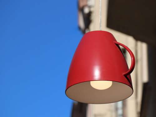 Lantern Street Design Café Cup Light City Lamp