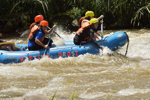 Latin America Costa Rica Tourist River Sport End