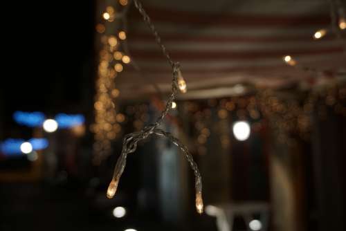 Light Garland Decoration Christmas Atmosphere