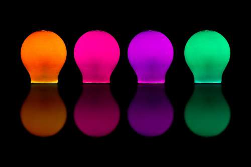 Light Bulbs Colorful Lighting Decoration Light