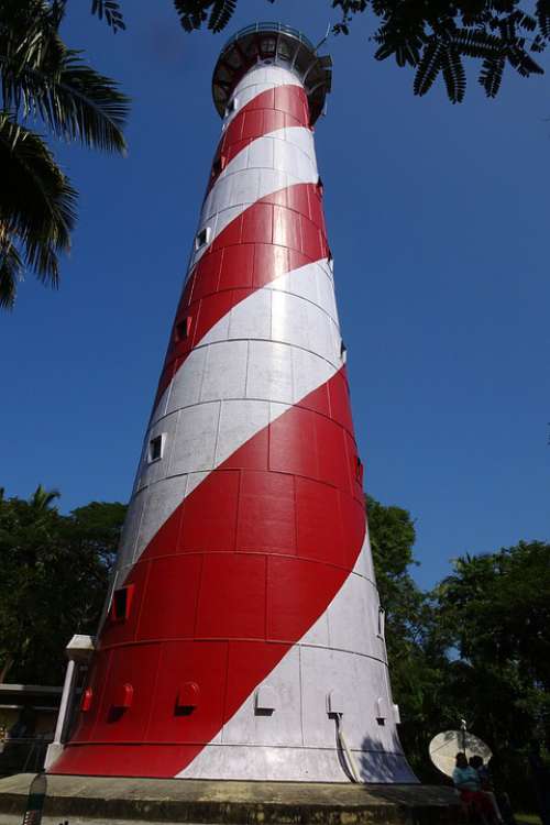 Lighthouse North Point Coastline Coastal Maritime