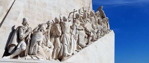 Lisbon Portugal Belem Monument Discoveries Skyline