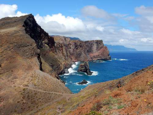 Madeira Island Volcano Rock Portugal Atlantic