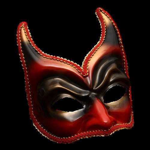 Mask Devil Carnival Threatening Venice Artifact
