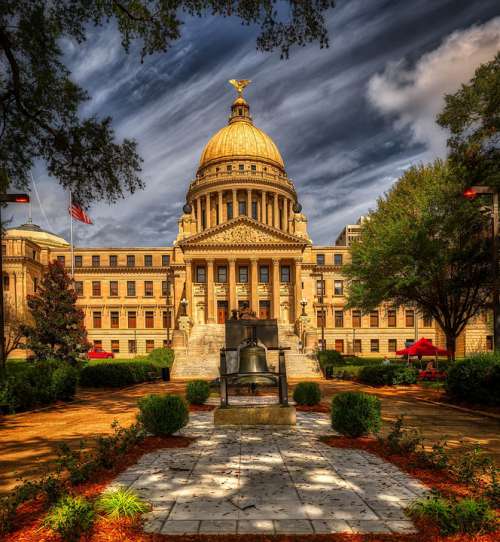 Mississippi State Capitol America Jackson Dome
