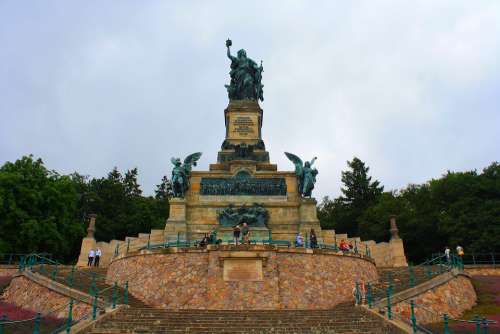 Monument Germania The Niederwalddenkmal Statue