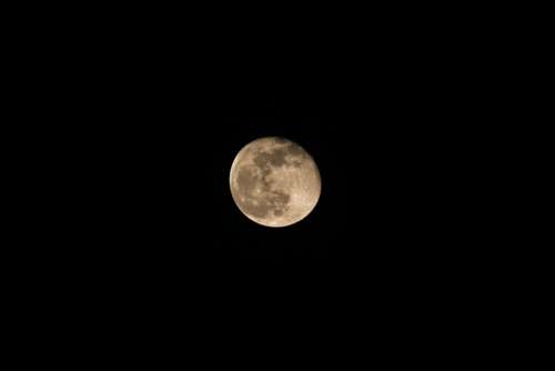 Moon Night Astronomy Science Full Moon Dark