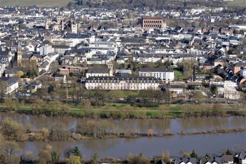 Mosel River Germany Water City Architecture