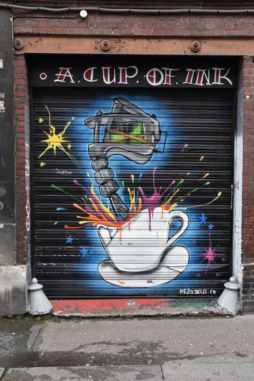 Painting Store Urban Cities Graffiti Colorful